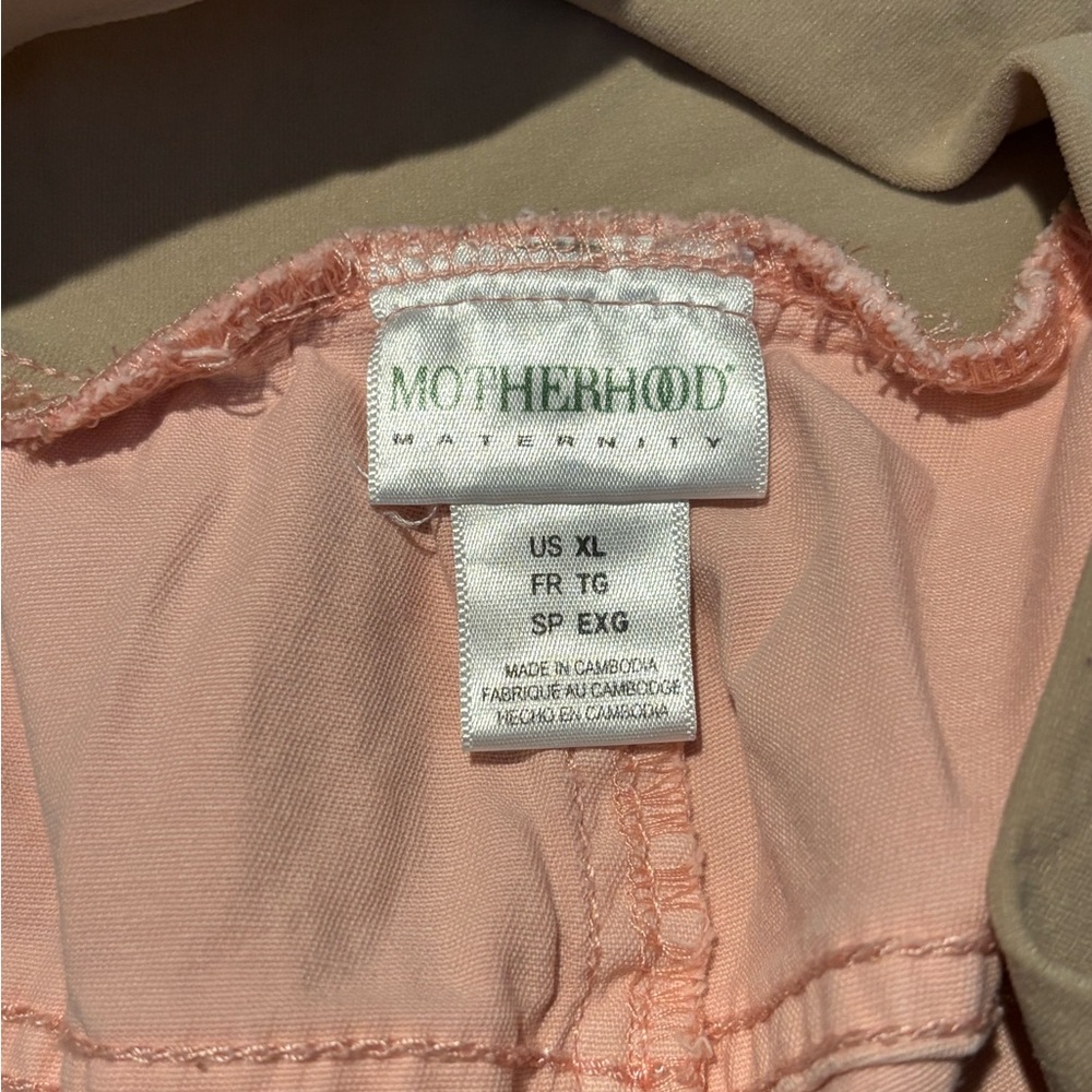 Motherhood Maternity Blush and Beige Pants - Picture 2 of 7
